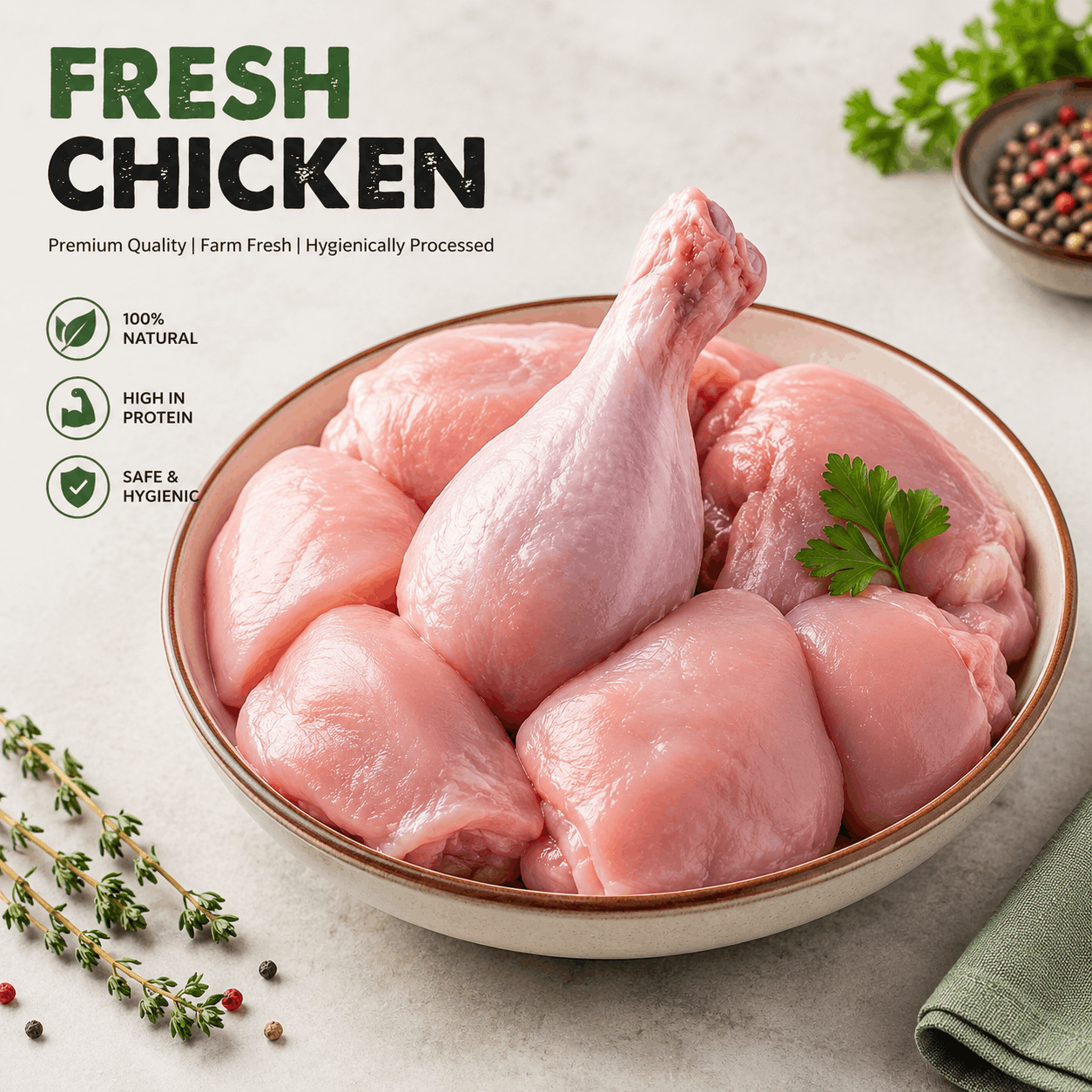 Fresh Chicken Curry Cut